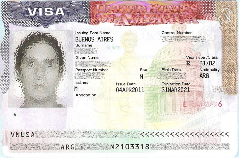type tourist visa